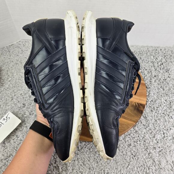 Adidas Originals White Mountaineering Racing 1 Blue Leather Sneaker Mens 10.5 - Picture 7 of 16